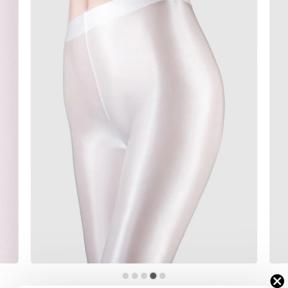 FP Free People High Heel Jungle Futuristic Mercury Tights Liquid Medium Large ML - Picture 7 of 8